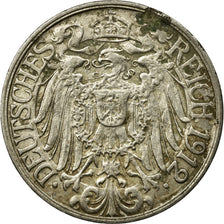 Coin, GERMANY - EMPIRE, Wilhelm II, 25 Pfennig, 1912, Stuttgart, EF(40-45)