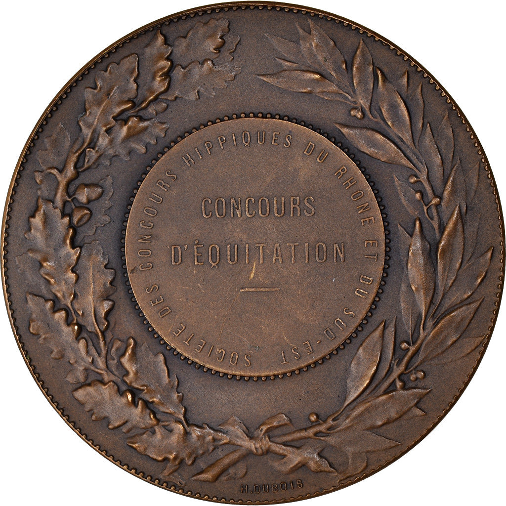 France, Médaille, Equitation, Concours Hippiques du Rhône, 1887, Degeorge