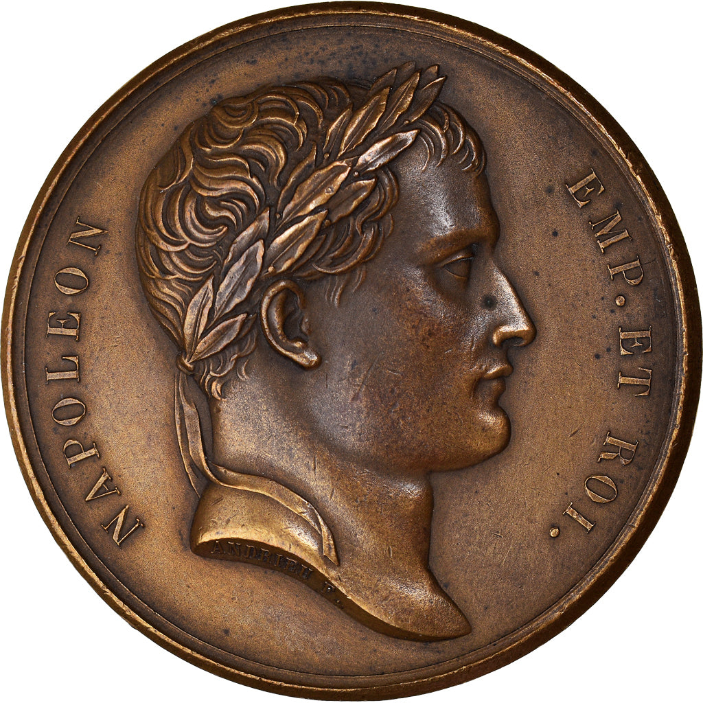 France, Médaille, Napoléon Ier, Bataille d'Iena, History, 1806, Andrieu