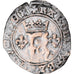 Moeda, França, Charles VIII, Karolus or Dizain, Poitiers, VF(20-25), Lingote