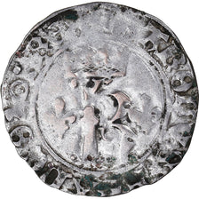 Coin, France, Charles VIII, Karolus or Dizain, Uncertain Mint, VF(20-25)
