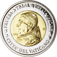 Vatican, Medal, 2 E, Essai-Trial Benoit XVI, 2006, MS(65-70), Bi-Metallic
