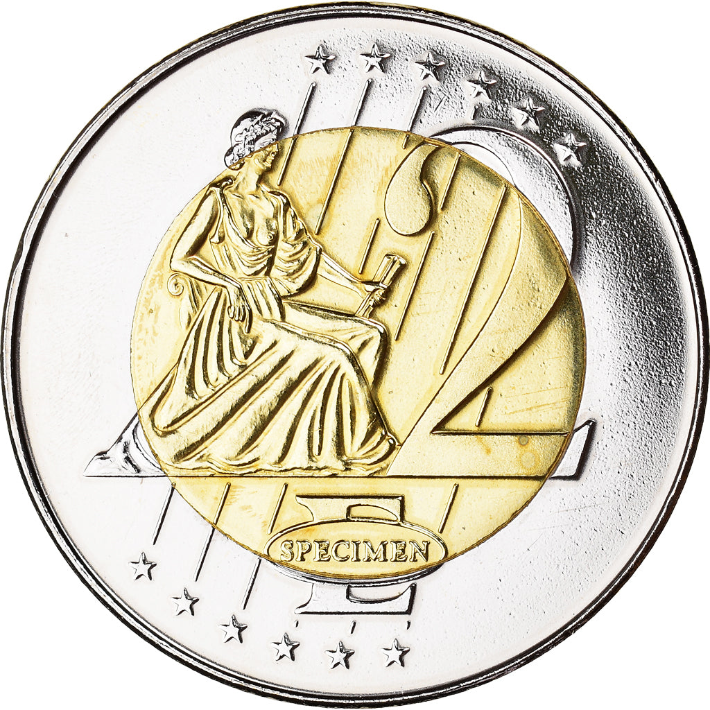 Vatican, Medal, 2 E, Essai-Trial Benoit XVI, 2006, MS(65-70), Bi-Metallic