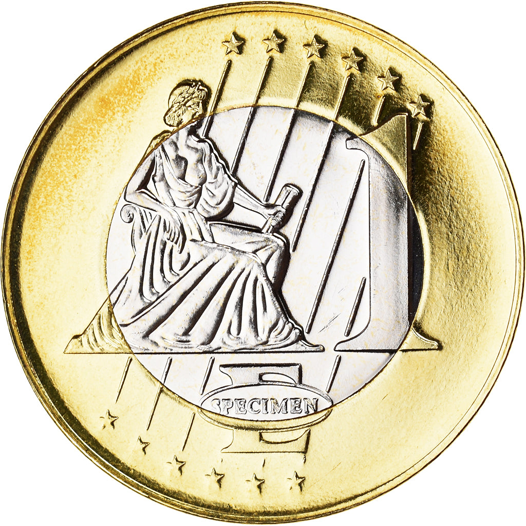Vatican, Medal, 1 E, Essai-Trial Benoit XVI, 2006, MS(65-70), Bi-Metallic