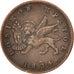 IONIAN ISLANDS, Lepton, 1834, EF(40-45), Copper, KM:34
