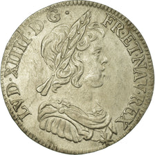 Coin, France, Louis XIV, 1/4 Écu à la mèche courte, 1/4 Ecu, 1644, Paris