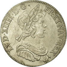 Moneta, Francia, Louis XIV, 1/4 Écu à la mèche courte, 1/4 Ecu, 1644, Paris
