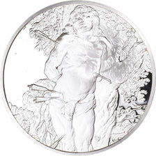 França, medalha, Peinture, Rubens, Le Martyre de Saint Sébastien, 1980, Proof