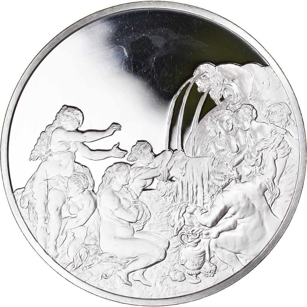 France, Medal, Peinture, Rubens, Diane et Callisto, 1980, Proof, MS(65-70)