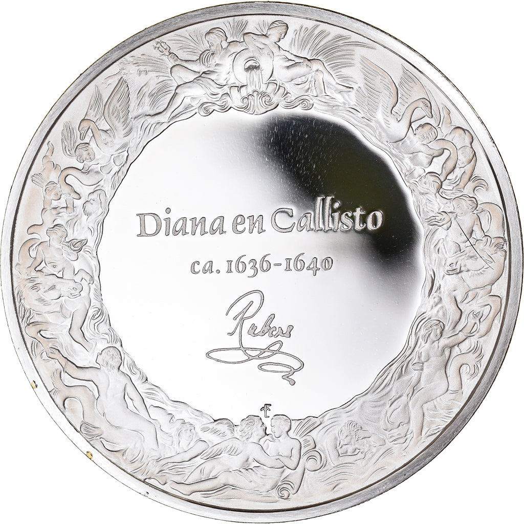 France, Medal, Peinture, Rubens, Diane et Callisto, 1980, Proof, MS(65-70)