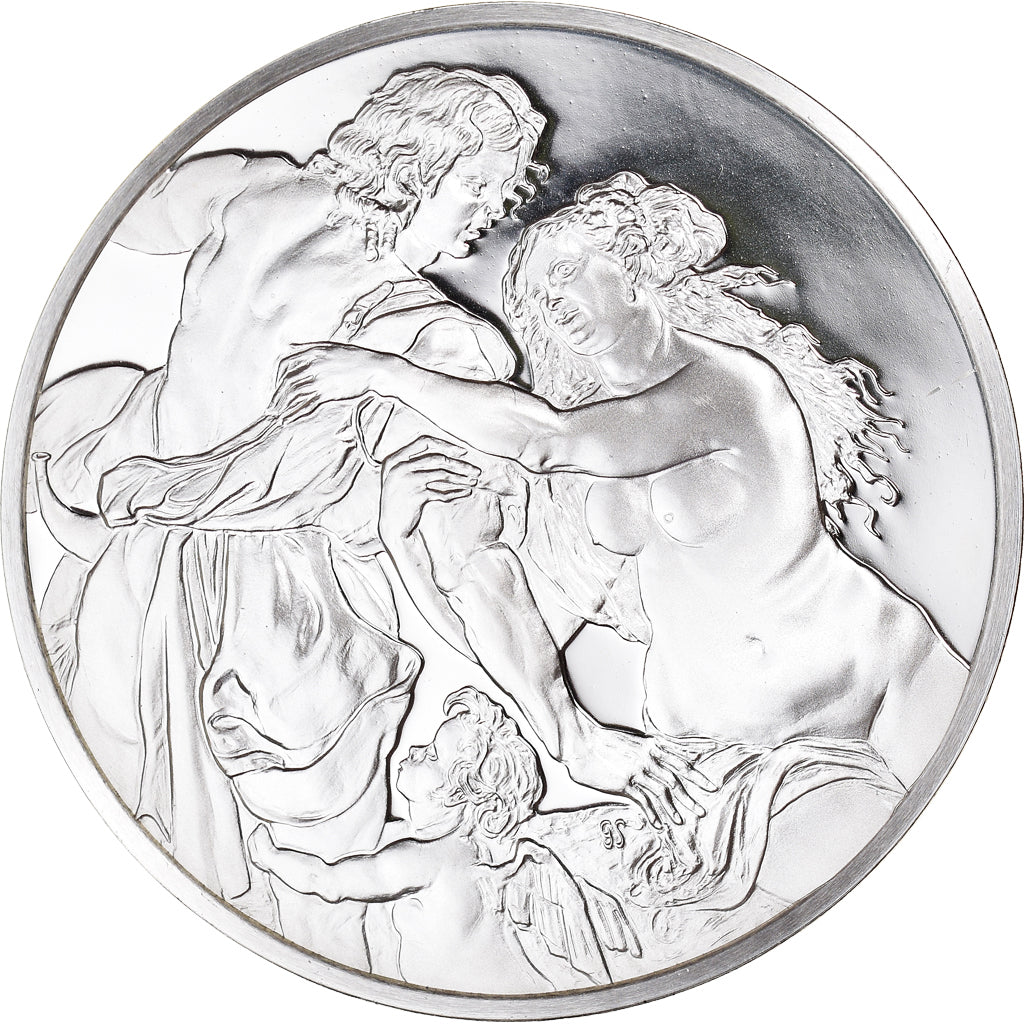 France, Médaille, Peinture, Rubens, Vénus et Adonis, 1980, Proof, FDC, Argent