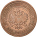 Russia, Nicholas II, 2 Kopeks, 1904, EF(40-45), Copper, KM:10.2