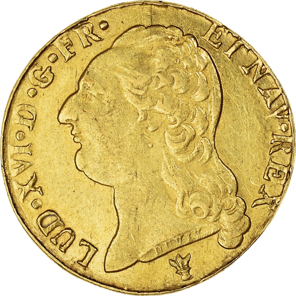 Moneta, Francia, Louis XVI, Louis d'or à la tête nue, Louis d'Or, 1789