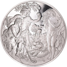 França, medalha, Peinture, Rubens, Le Jugement de Paris, 1980, Proof