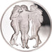 France, Medal, Peinture, Rubens, Les Trois Grâces, 1980, Proof, MS(65-70)