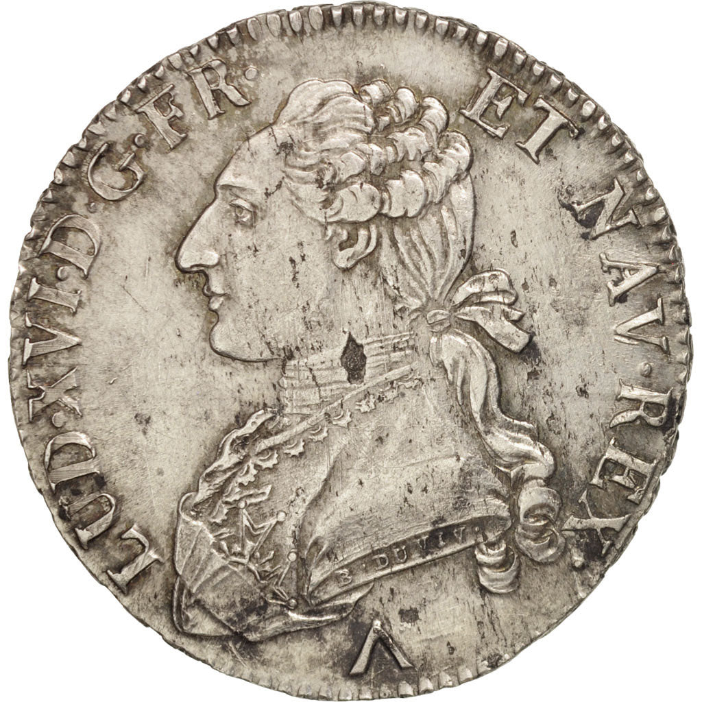 France, Louis XVI, 1/2 Écu, 44 Sols, 1779, Lille, AU(50-53), Silver, KM 562.13