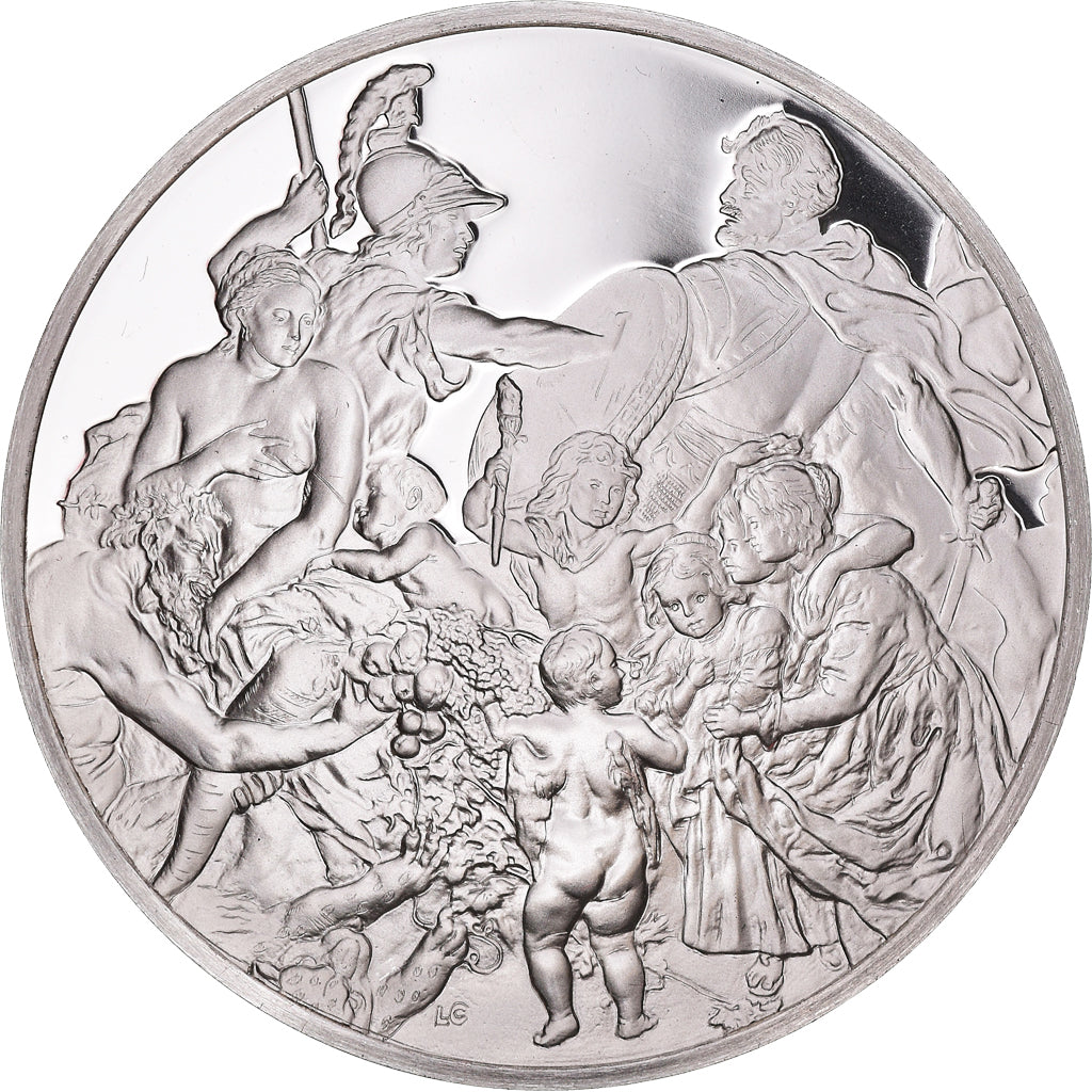 France, Médaille, Peinture, Rubens, Guerre et Paix, 1980, Proof, FDC, Argent