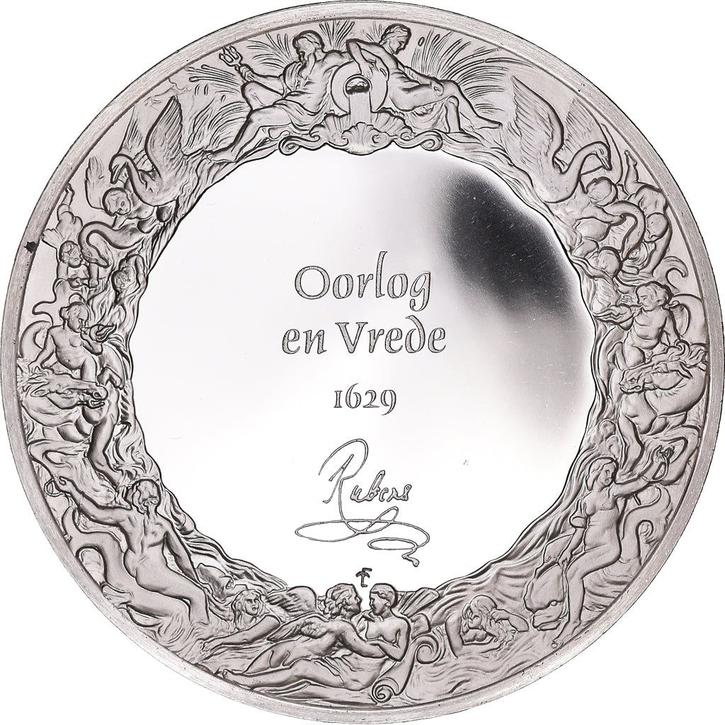 France, Médaille, Peinture, Rubens, Guerre et Paix, 1980, Proof, FDC, Argent