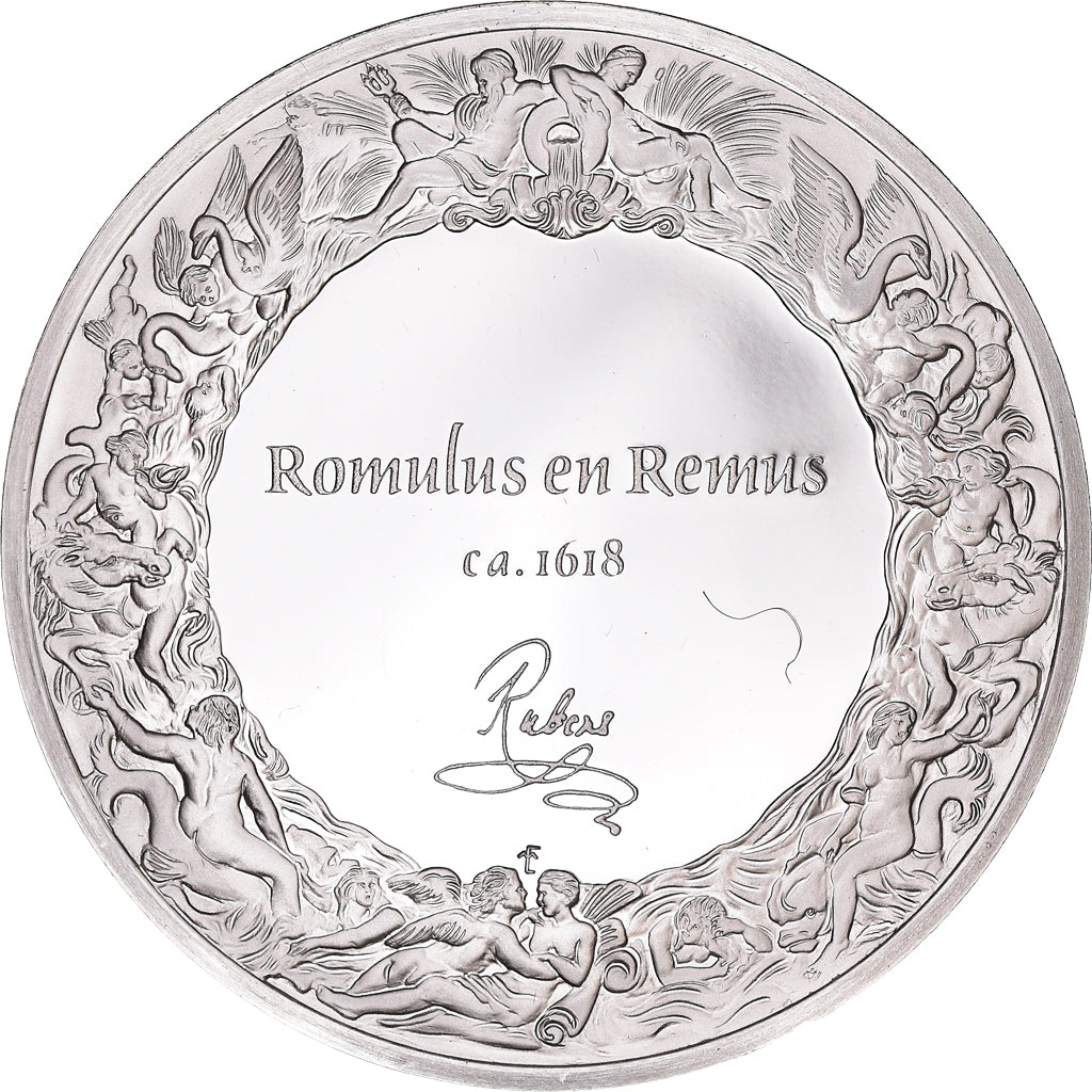 France, Médaille, Peinture, Rubens, Romulus et Rémus, 1980, Proof, FDC, Argent