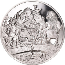 Francia, medalla, Peinture, Rubens, La Bataille des Amazones, 1980, Proof, FDC