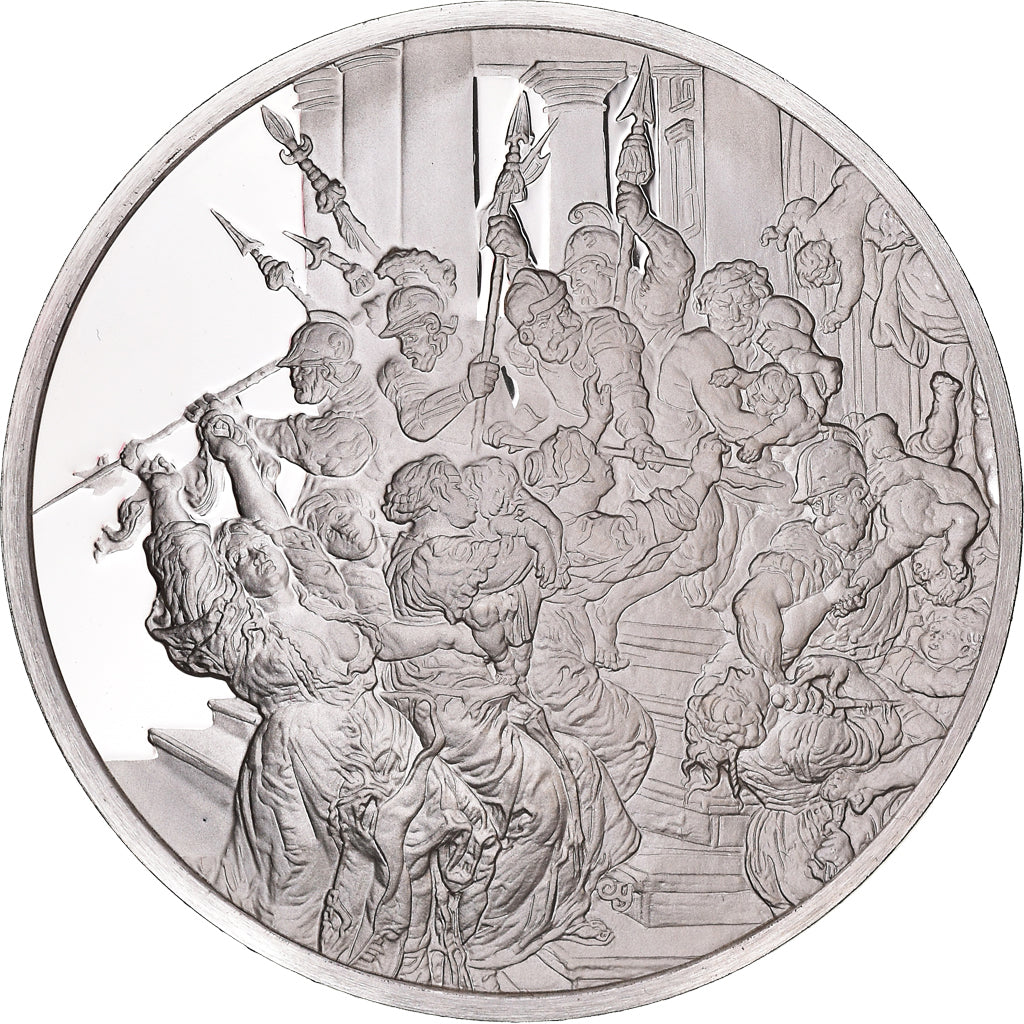 Frankreich, Medaille, Peinture, Rubens, Le Massacre des Innocents, 1980, Proof