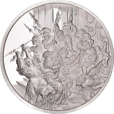 Frankreich, Medaille, Peinture, Rubens, Le Massacre des Innocents, 1980, Proof