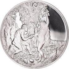 France, Médaille, Peinture, Rubens, Adam et Eve, 1980, Proof, FDC, Argent