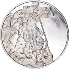 Frankrijk, Medaille, Peinture, Rubens, L'Erection de la Croix, 1980, Proof, FDC