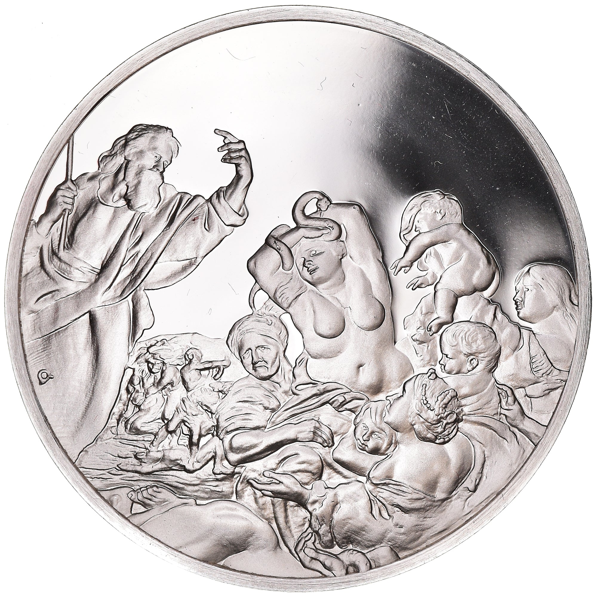Frankreich, Medaille, Peinture, Rubens, Le Serpent d'Airain, 1980, Proof, STGL