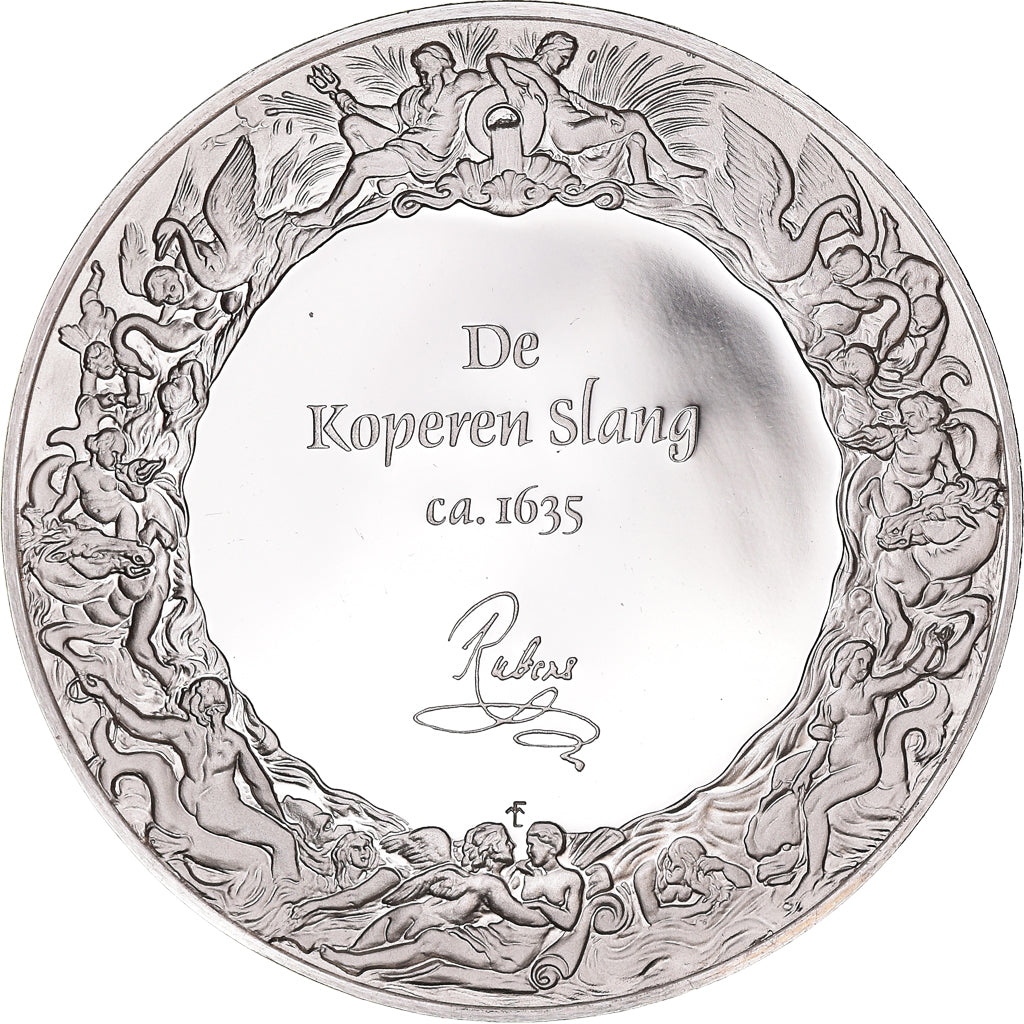 Frankreich, Medaille, Peinture, Rubens, Le Serpent d'Airain, 1980, Proof, STGL