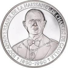 France, Médaille, 50ème Anniversaire de l'Appel du 18 Juin, De Gaulle, 1990