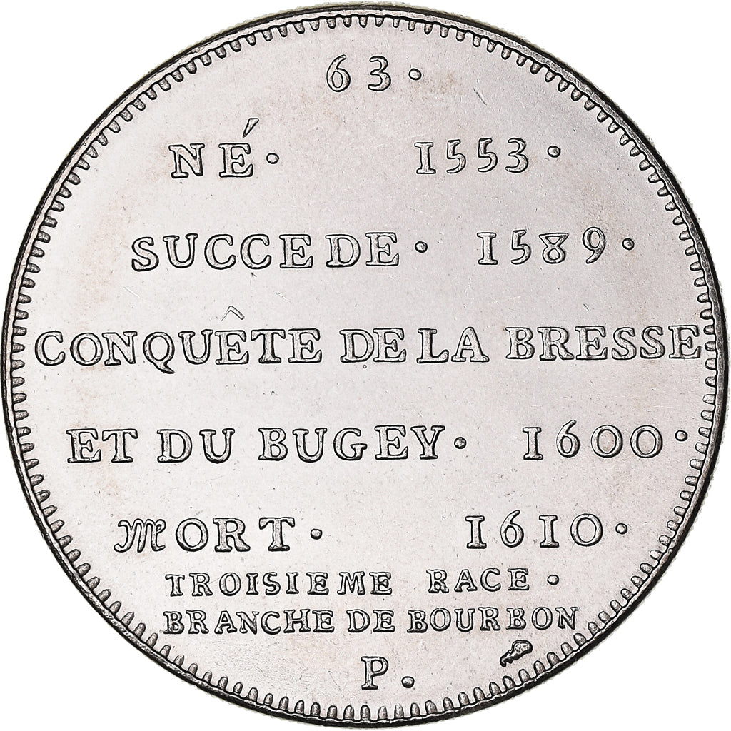 Frankreich, Medaille, Roi de France, Henri IV, History, STGL, Nickel