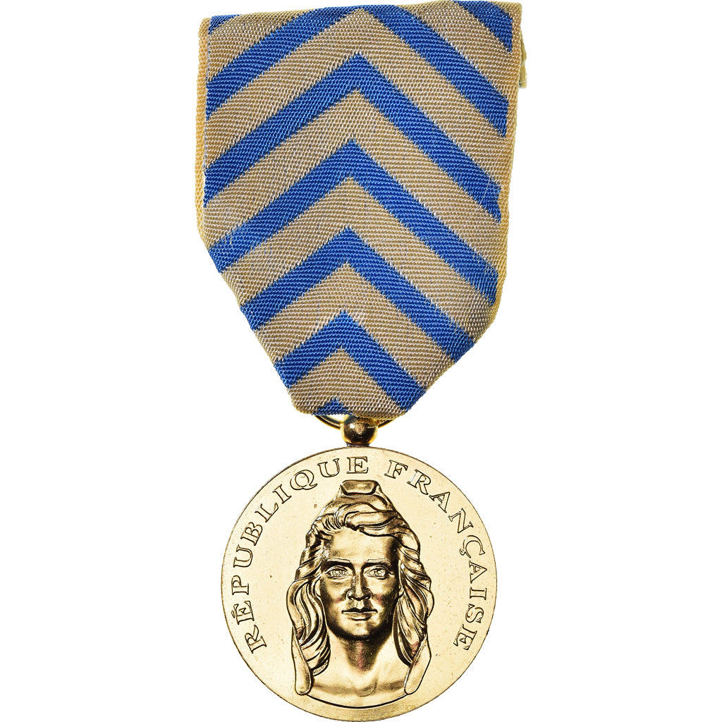 France, Reconnaissance de la Nation, Guerre, Médaille, Non circulé, Gilt