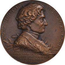 Monaco, Medaille, Albert Ier, Hector Berlioz, 1903, Mouchon, VZ, Bronze