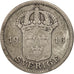 Sweden, Gustaf V, 50 Öre, 1916, VF(30-35), Silver, KM:788
