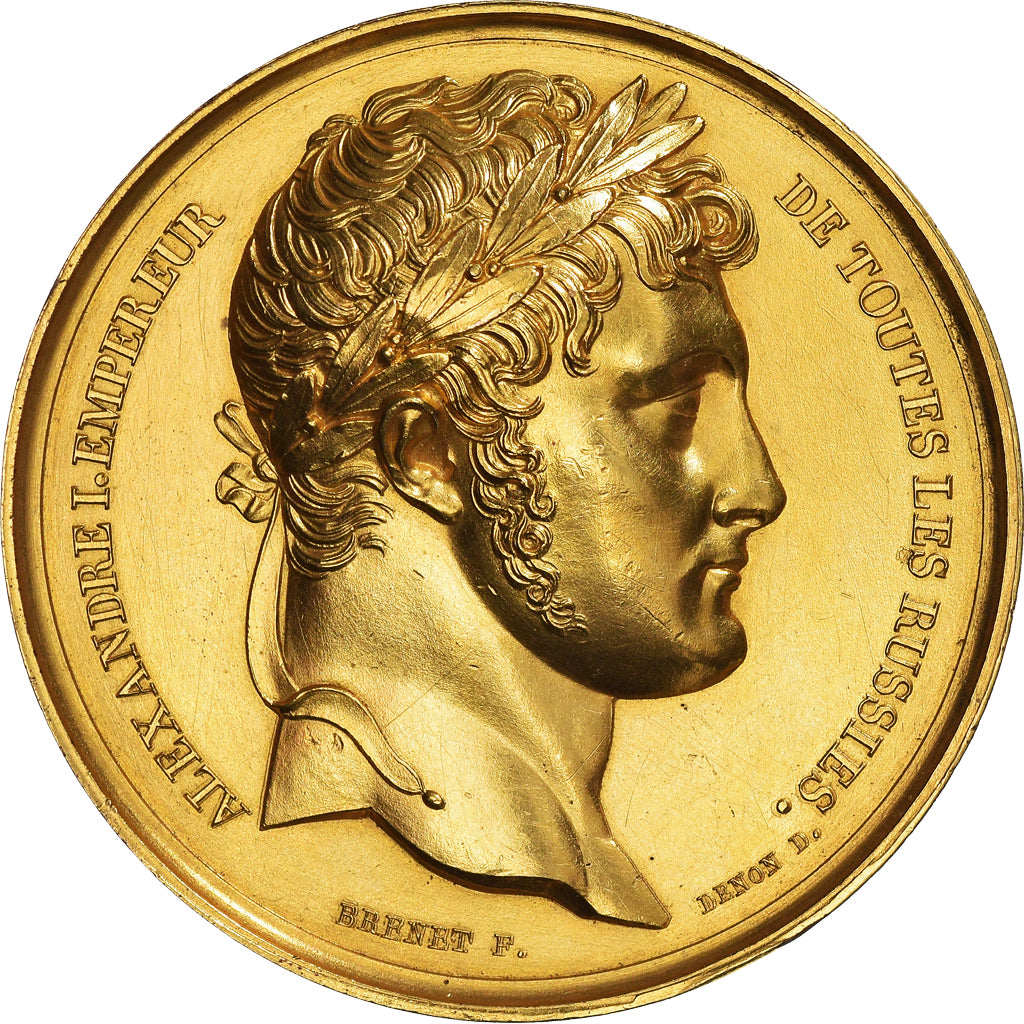 Russia, Medal, Alexandre, l'Empereur de toutes Russies, History, Denon, Brenet