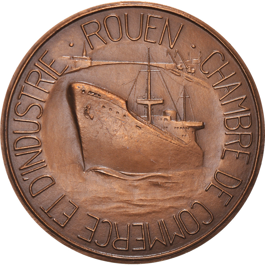 France, Médaille, Chambre de Commerce et d'Industrie de Rouen, 1978, Coeffin
