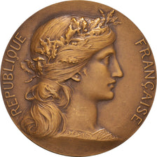 France, Medal, Marianne, République Française, Dupuis.D, MS(63), Bronze