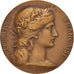 France, Medal, Marianne, République Française, Dupuis.D, MS(63), Bronze