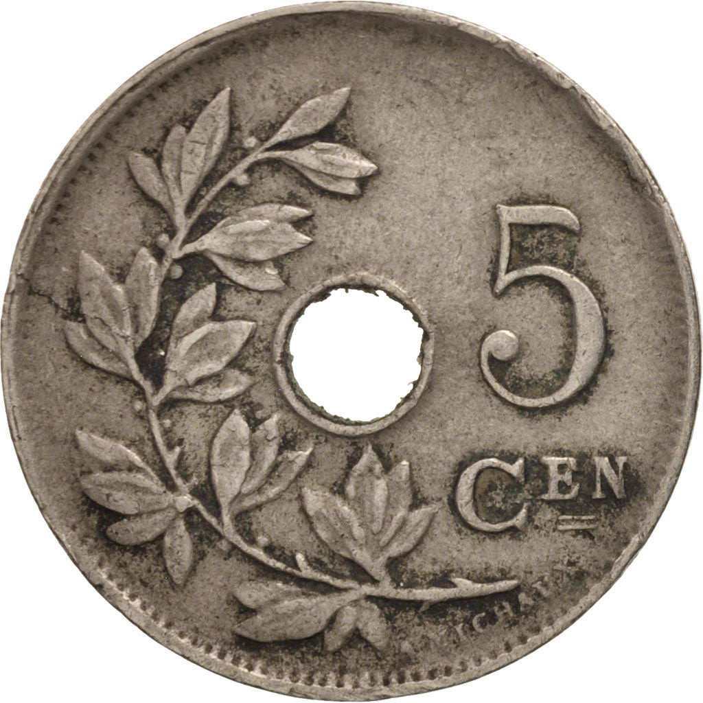 Coin, Belgium, 5 Centimes, 1923, VF(30-35), Copper-nickel, KM:67