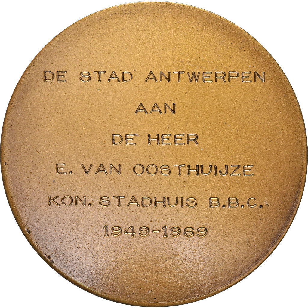 Belgium, Medal, Antwerpen, S.P.Q.A, 1969, MS(60-62), Bronze