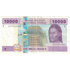 Banconote, Stati dell’Africa centrale, 10,000 Francs, 2002, KM:110T, BB