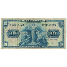 Geldschein, Bundesrepublik Deutschland, 10 Deutsche Mark, 1949, 1949-08-22