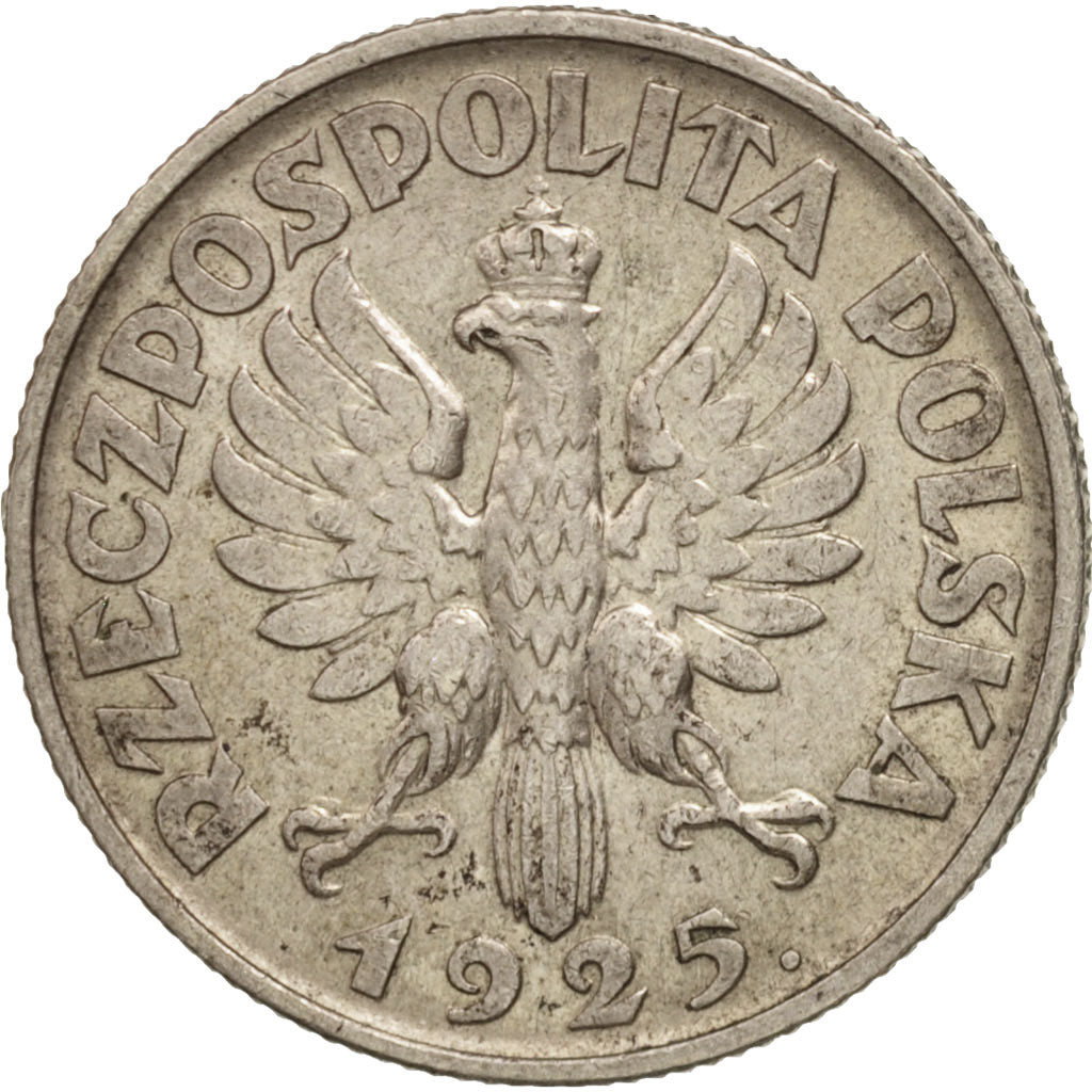 Poland, Zloty, 1925, EF(40-45), Silver, KM:15