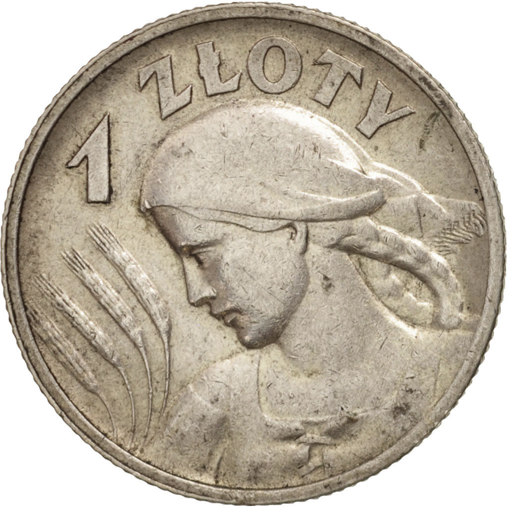 Poland, Zloty, 1925, EF(40-45), Silver, KM:15