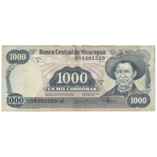 Banknote, Nicaragua, 1000 Cordobas, 1987, KM:145a, VF(20-25)