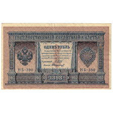 Billete, 1 Ruble, 1898, Rusia, KM:15, MBC