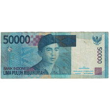 Banknote, Indonesia, 50,000 Rupiah, 2005, KM:145a, VF(20-25)