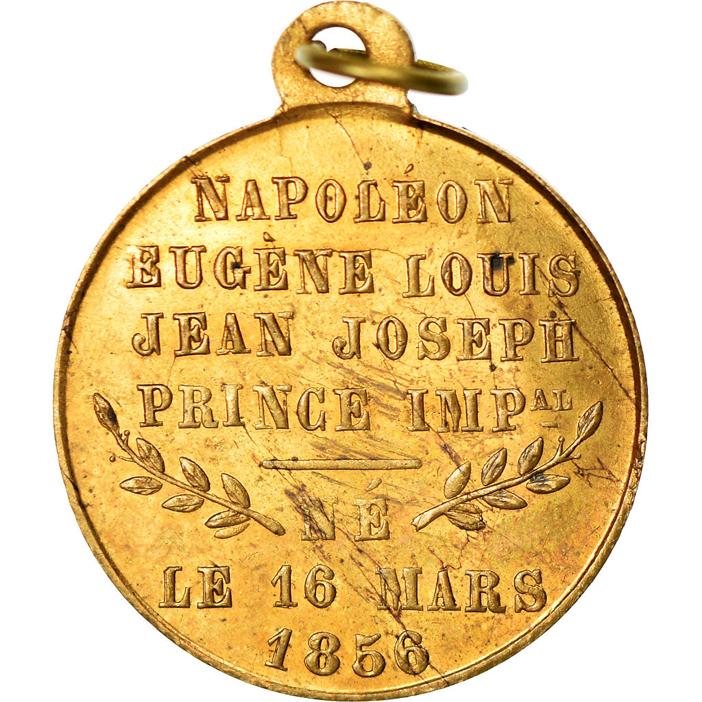 France, Medal, Naissance de Napoléon Eugène Louis, Prince Impérial, History