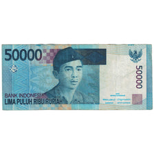 Billet, Indonésie, 50,000 Rupiah, 2005, KM:145a, TB
